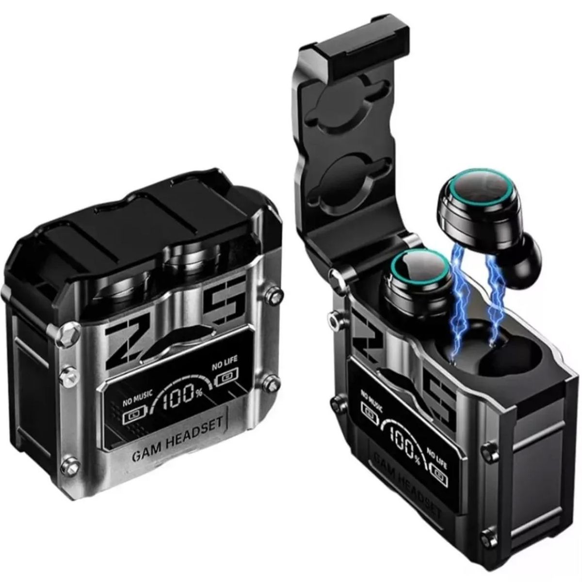 ONE PIXEL - Audifonos Inalambricos Bluetooth Gamer Deportivos M25 Tws 9d Color Negro