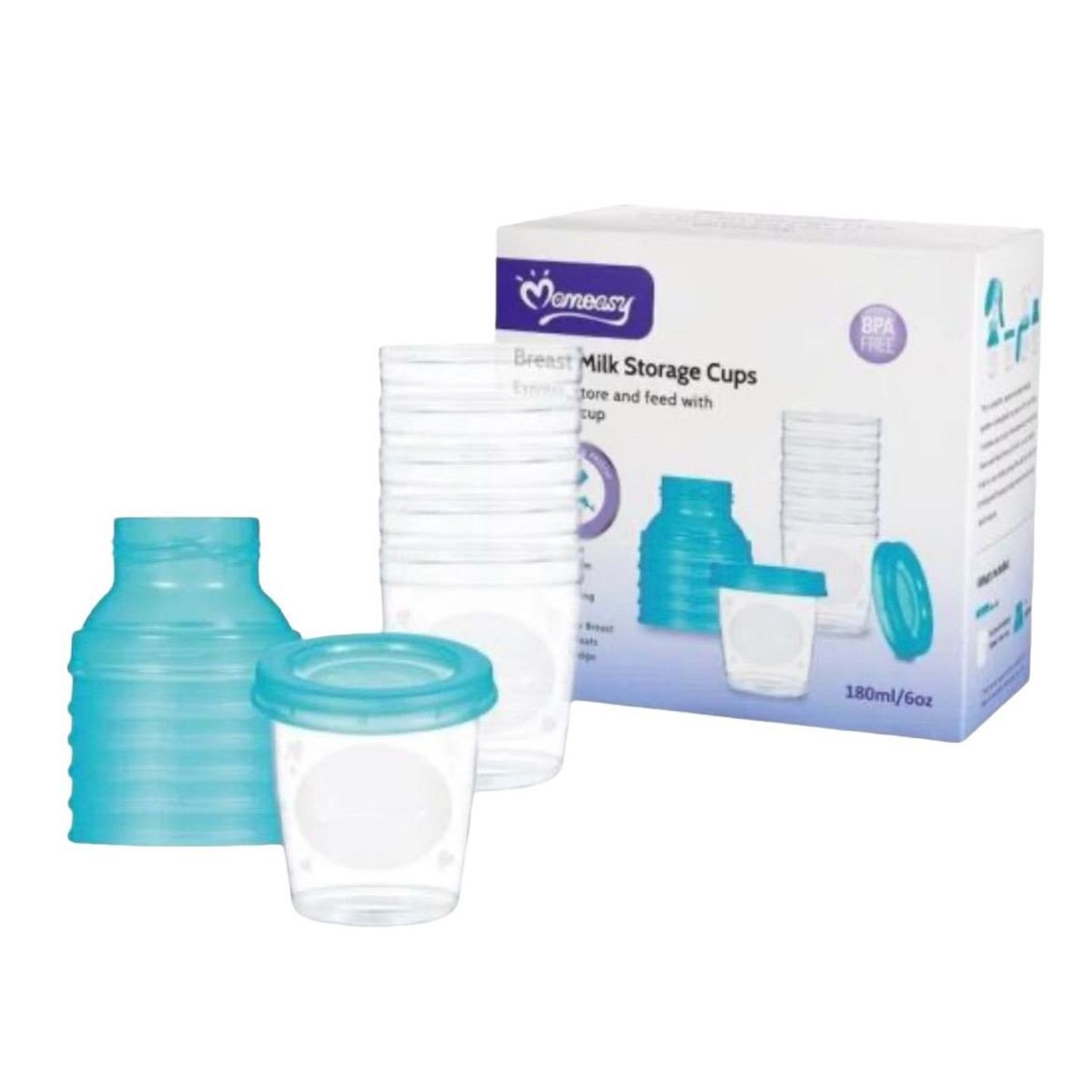 GENERICO - Setx6 Tarritos Vasos  Almacenamiento Leche Materna 6onz