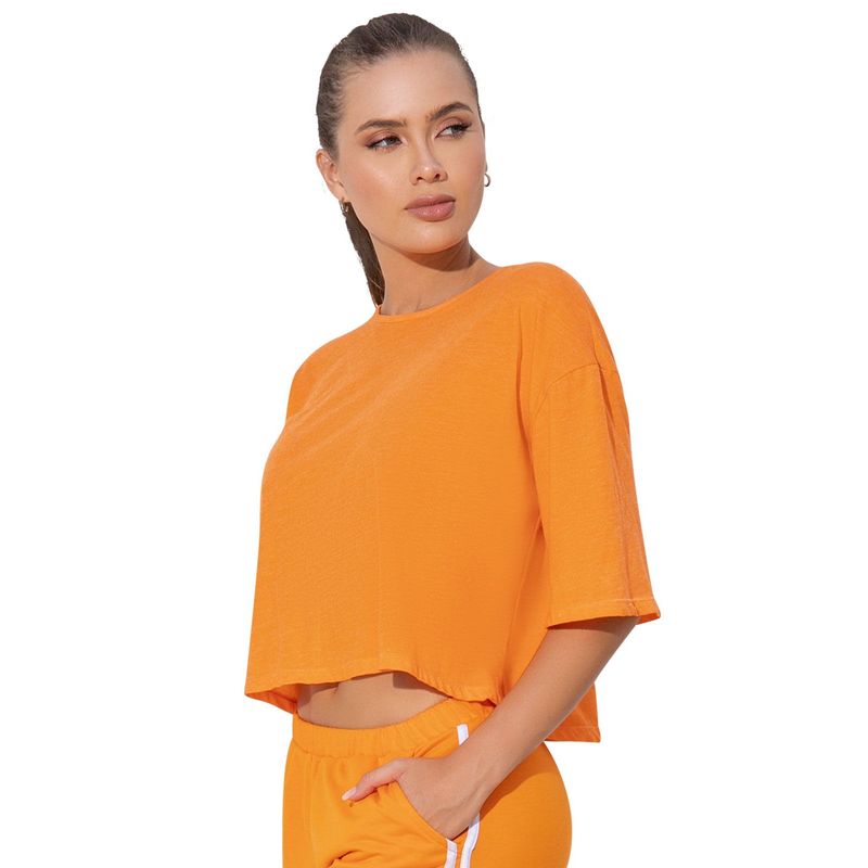FORMAS INTIMAS - Camiseta Mujer Naranja FI 33550