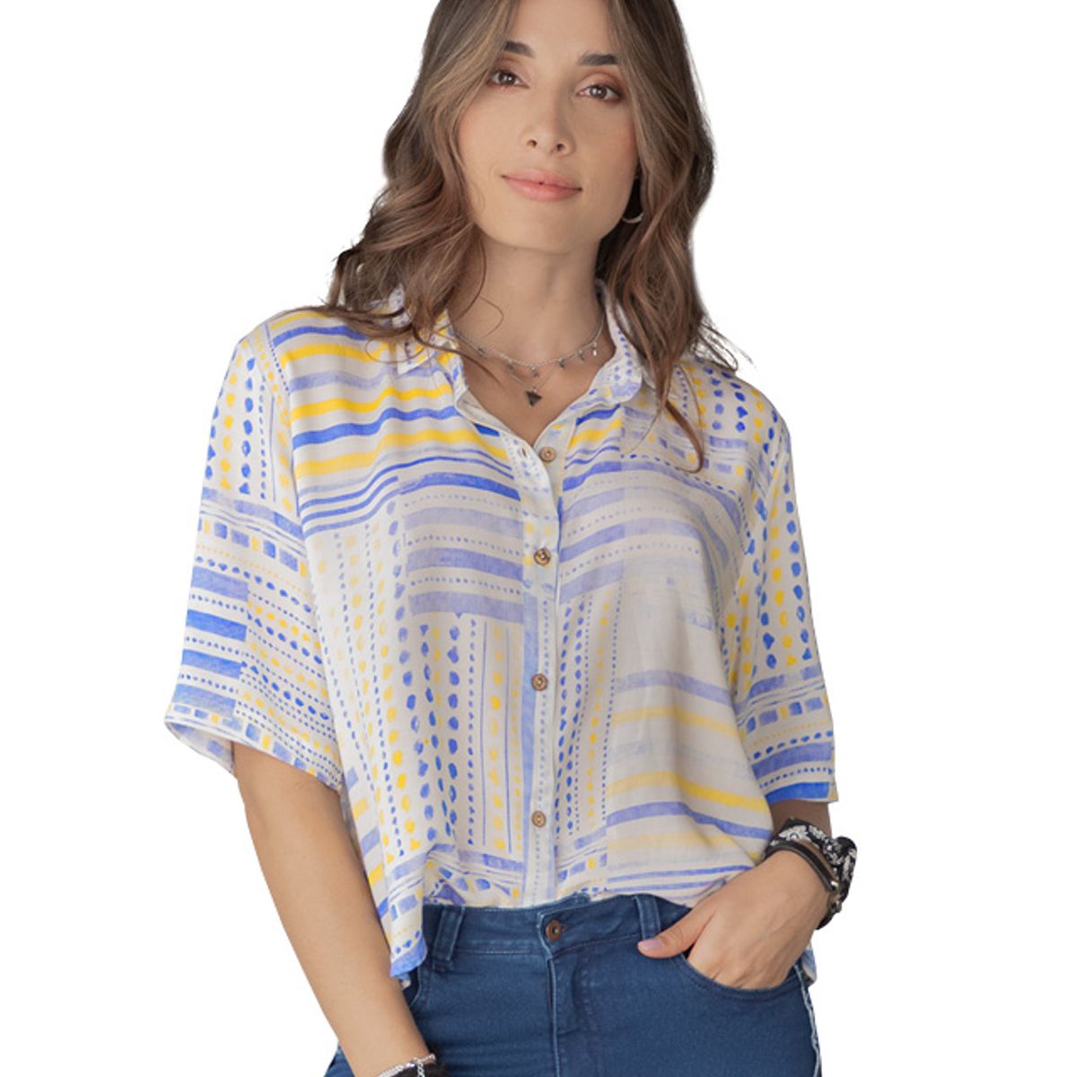 RUTTA - Camisa Mujer Estampado Rutta 9757