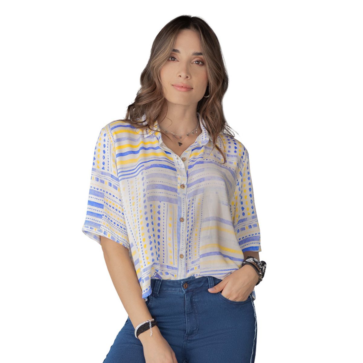 RUTTA - Camisa Mujer Estampado Rutta 9757