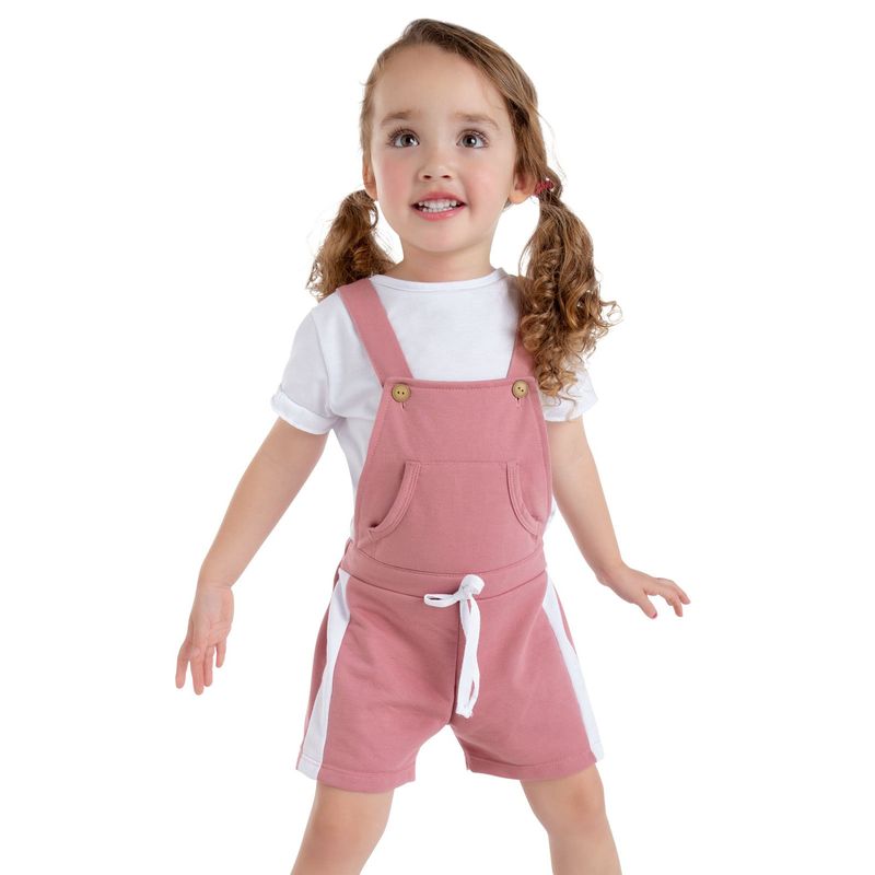 MARKETING PERSONAL - Overall Infantil Rosa Mp 89219