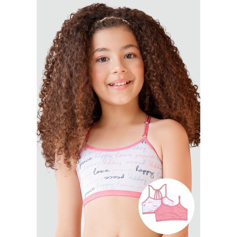 FORMAS INTIMAS - Top Paq X2 Infantil Rosado FI 33836