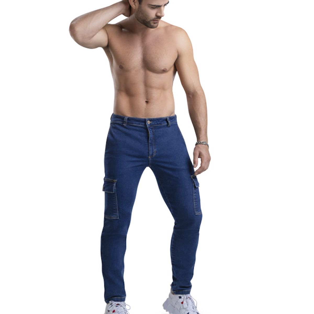 MARKETING PERSONAL - Pantalón Hombre Azul Oscuro Mp 6106