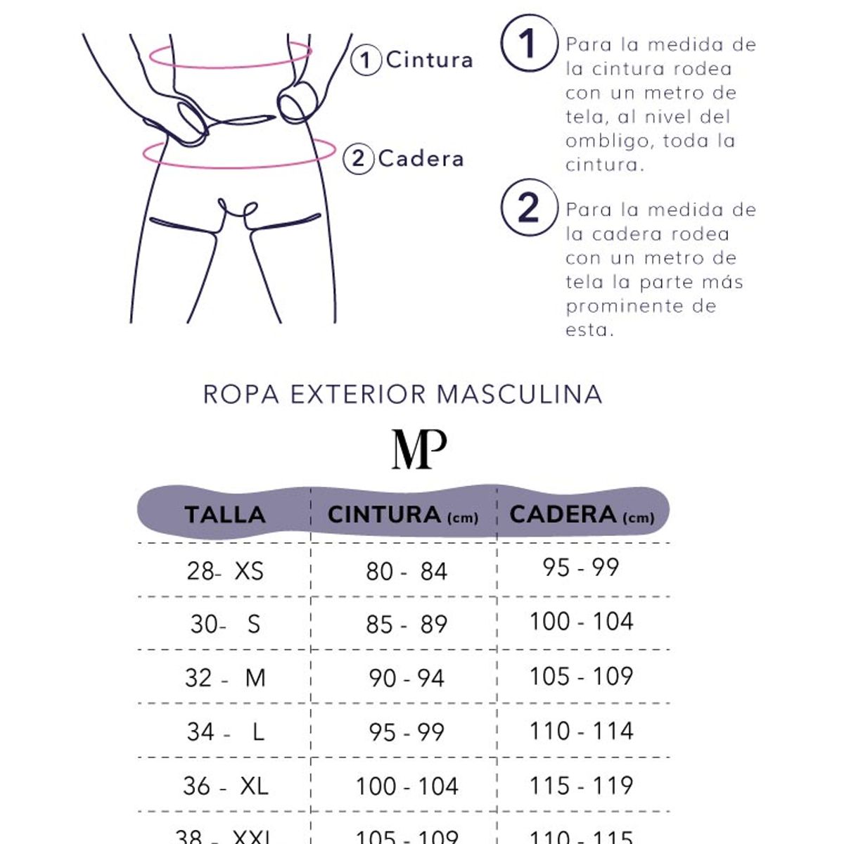 MARKETING PERSONAL - Pantalón Hombre Azul Oscuro Mp 6106