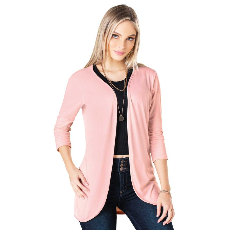 MARKETING PERSONAL - Cardigan Mujer Rosa Mp 89021