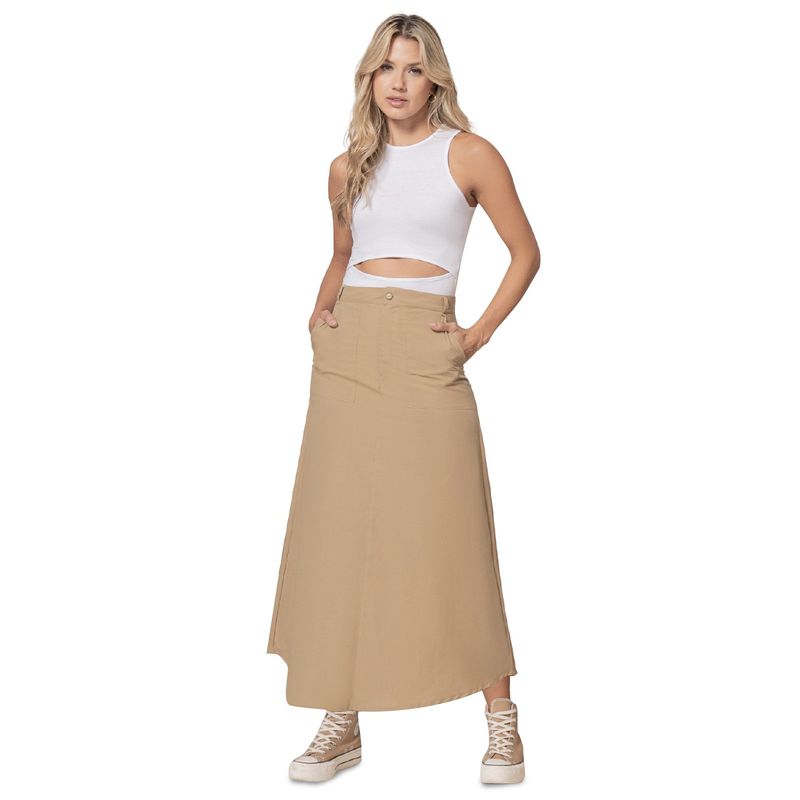 RUTTA - Falda Larga Caramelo Rutta 4712