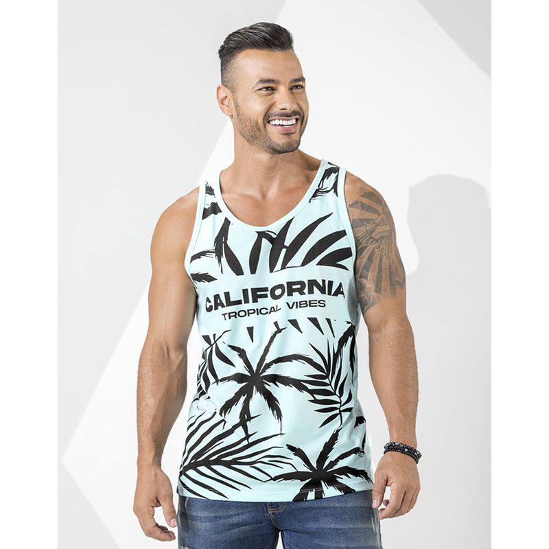 MARKETING PERSONAL - Camisilla Hombre Multicolor Mp 2844