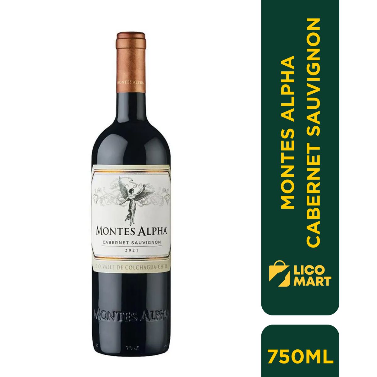 GENERICO - VINO TINTO MONTES ALPHA CABERNET SAUVIGNON 2021 CHILE