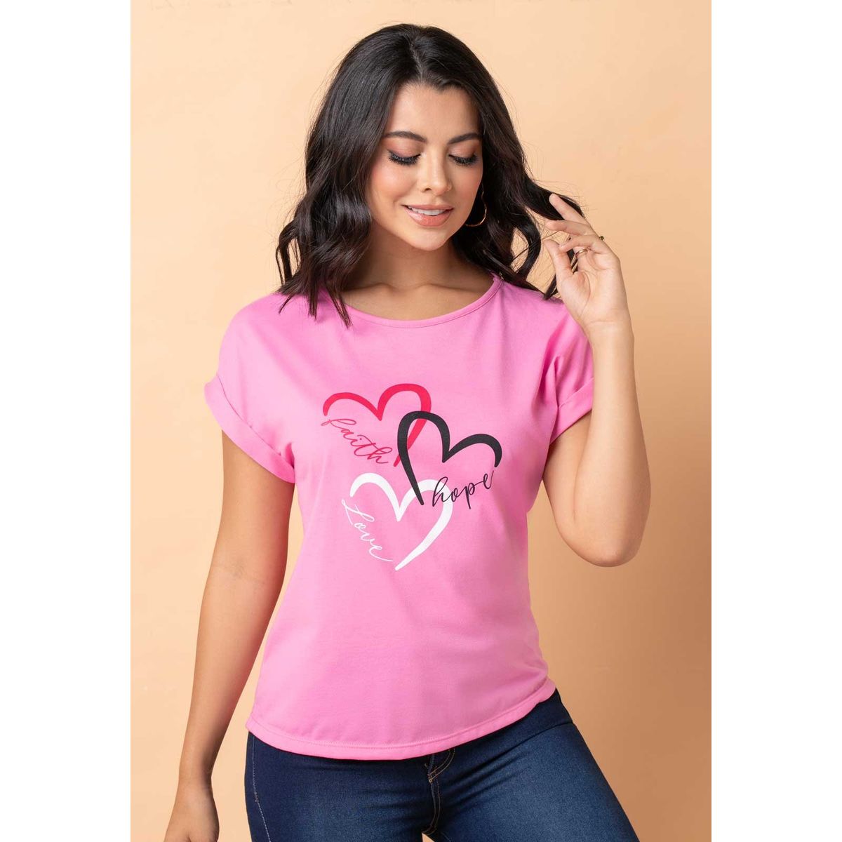 MARKETING PERSONAL - Camiseta Mujer Rosado Mp 1787