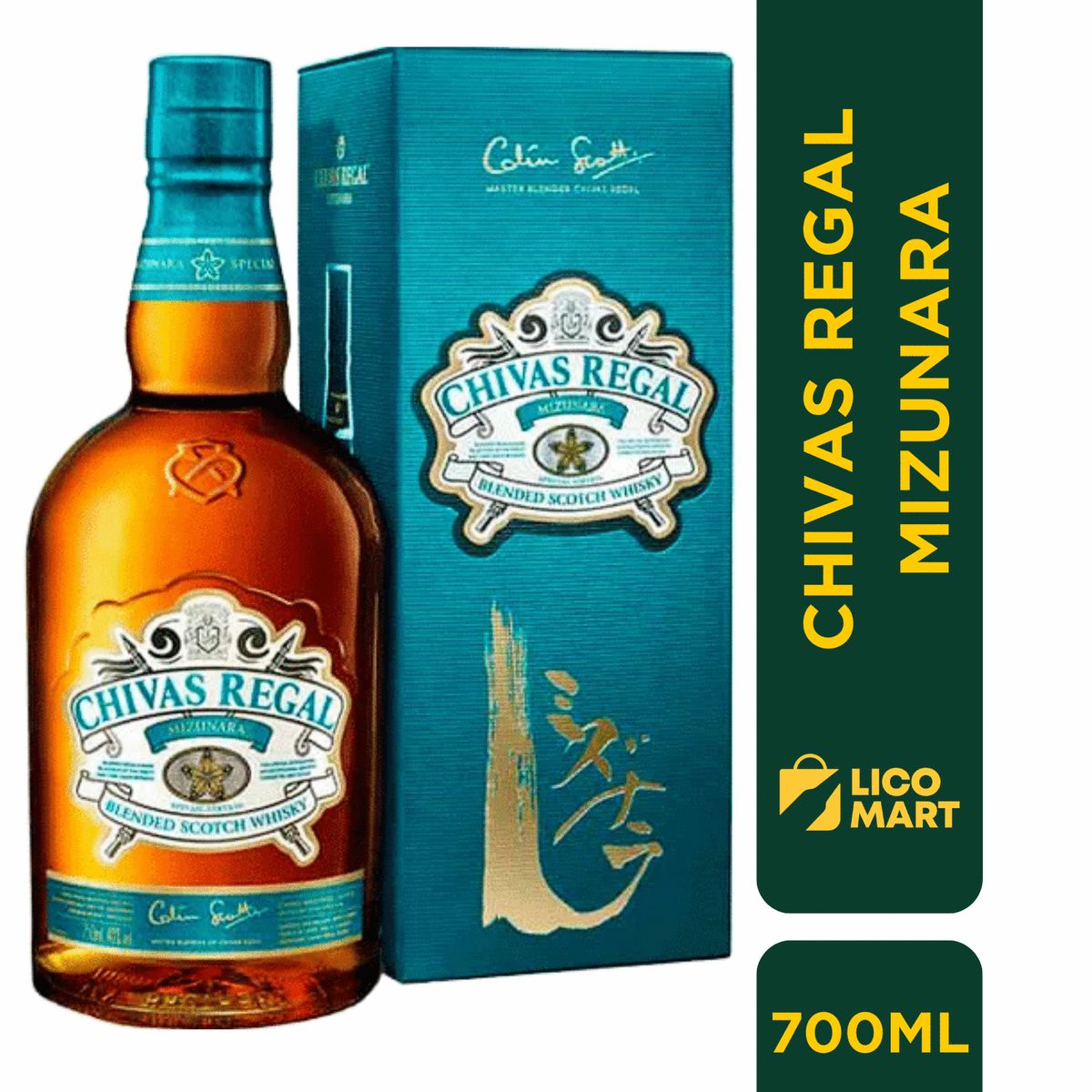 CHIVAS REGAL - WHISKY CHIVAS REGAL MIZUNARA SPECIAL EDTITION 700 ML