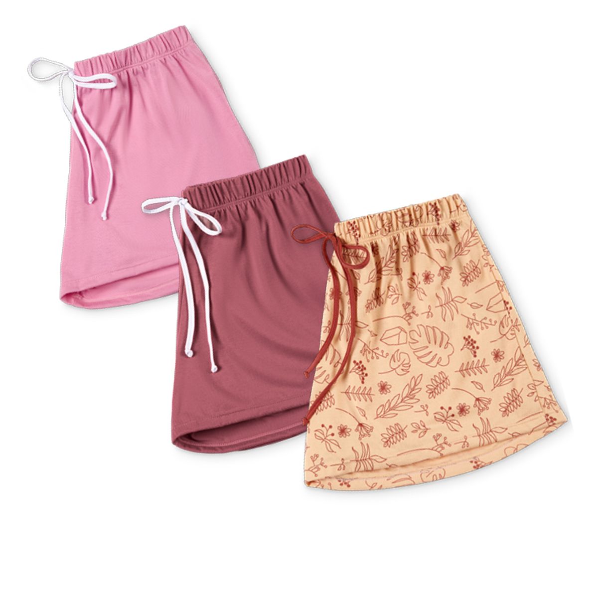 FORMAS INTIMAS - Short Paq X3 Mujer Multicolor FI 89799