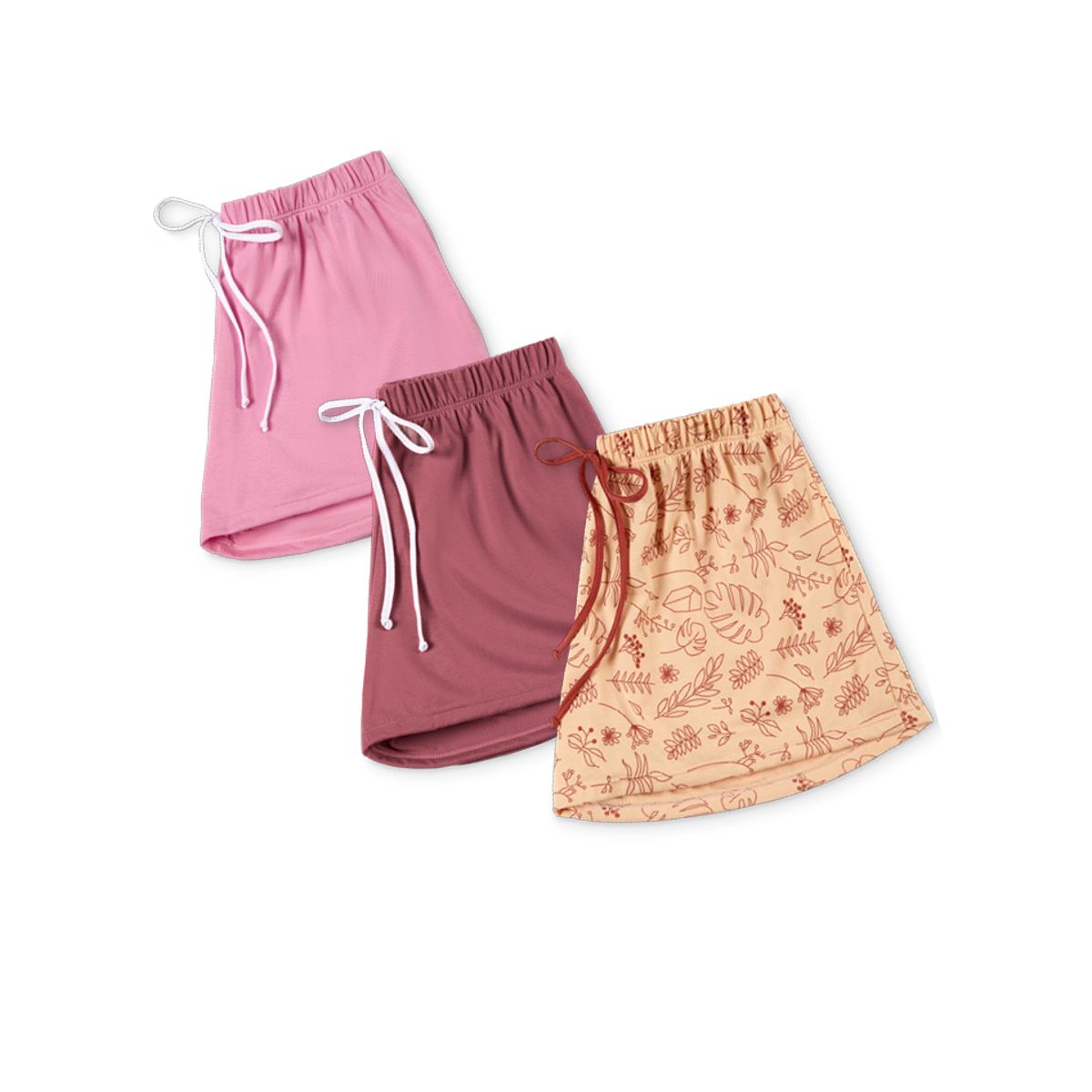 FORMAS INTIMAS - Short Paq X3 Mujer Multicolor FI 89799