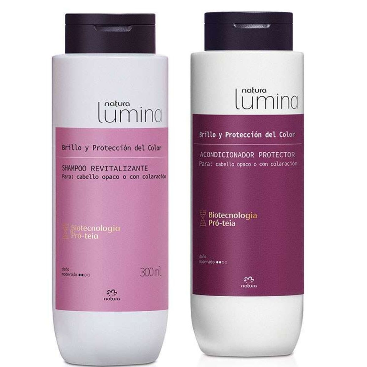 NATURA - Shampoo y Acondicionador protector color Lumina