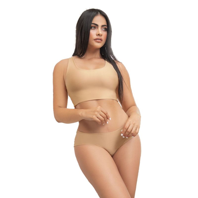 FORMAS INTIMAS - Conjunto Mujer Beige FI 88780