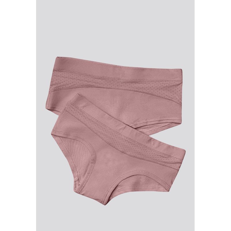 FORMAS INTIMAS - Cachetero Paq X2 Infantil Palo De Rosa Oscuro FI 7680