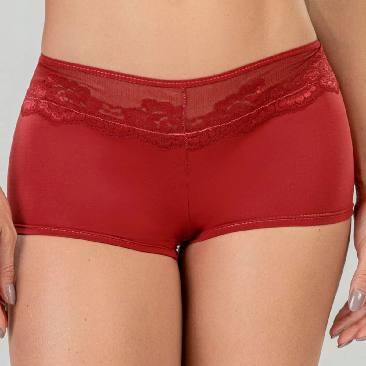 FORMAS INTIMAS - Cachetero Mujer Granate FI 93663