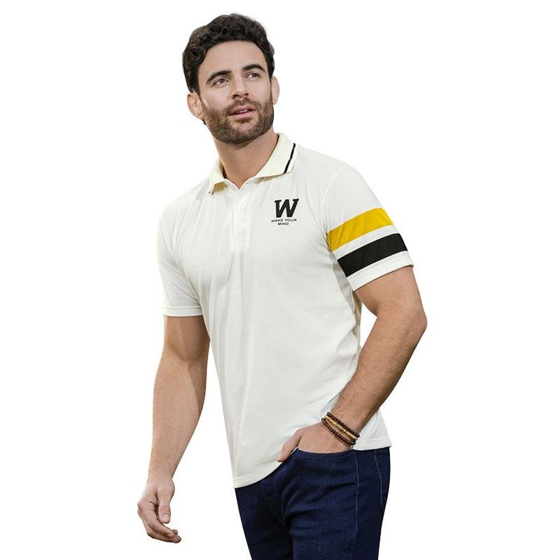 MARKETING PERSONAL - Polo Hombre Marfil Mp 7183