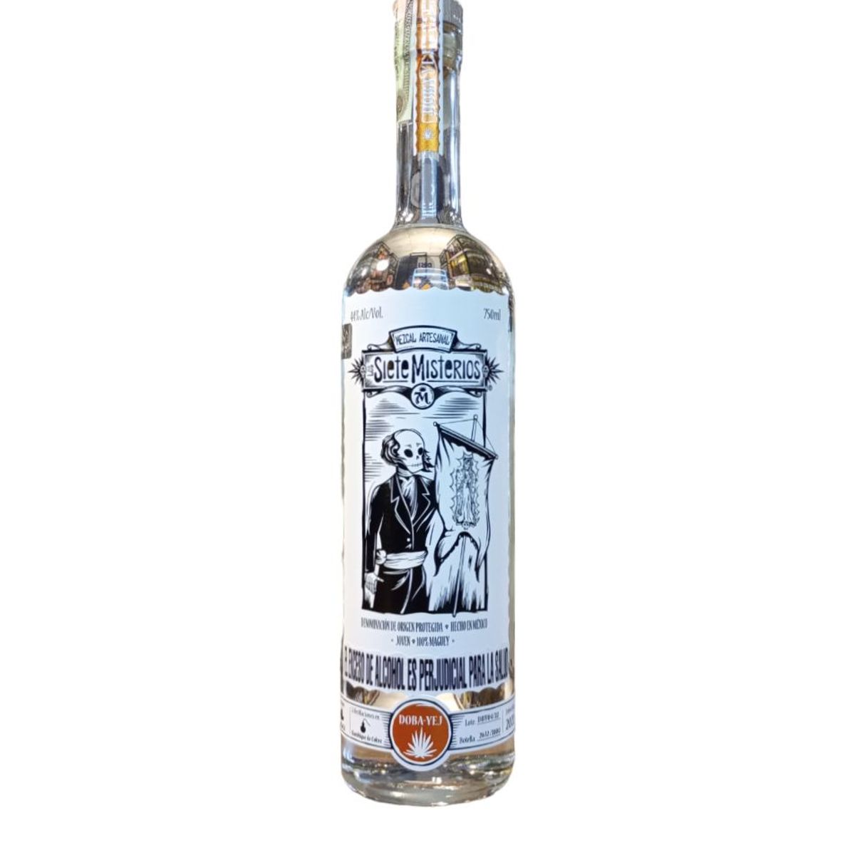 GENERICO - MEZCAL ARTESANAL SIETE MISTERIOS JOVEN 100% MAGUEY 750 ML