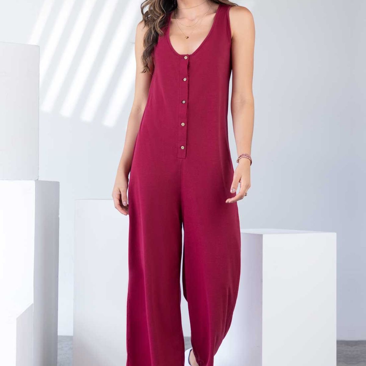 RUTTA - Enterizo Largo Mujer Cereza Rutta 450