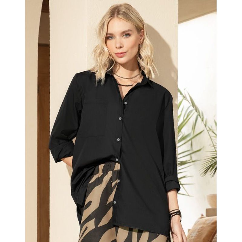 RUTTA - Camisa Mujer Negro Rutta 31537