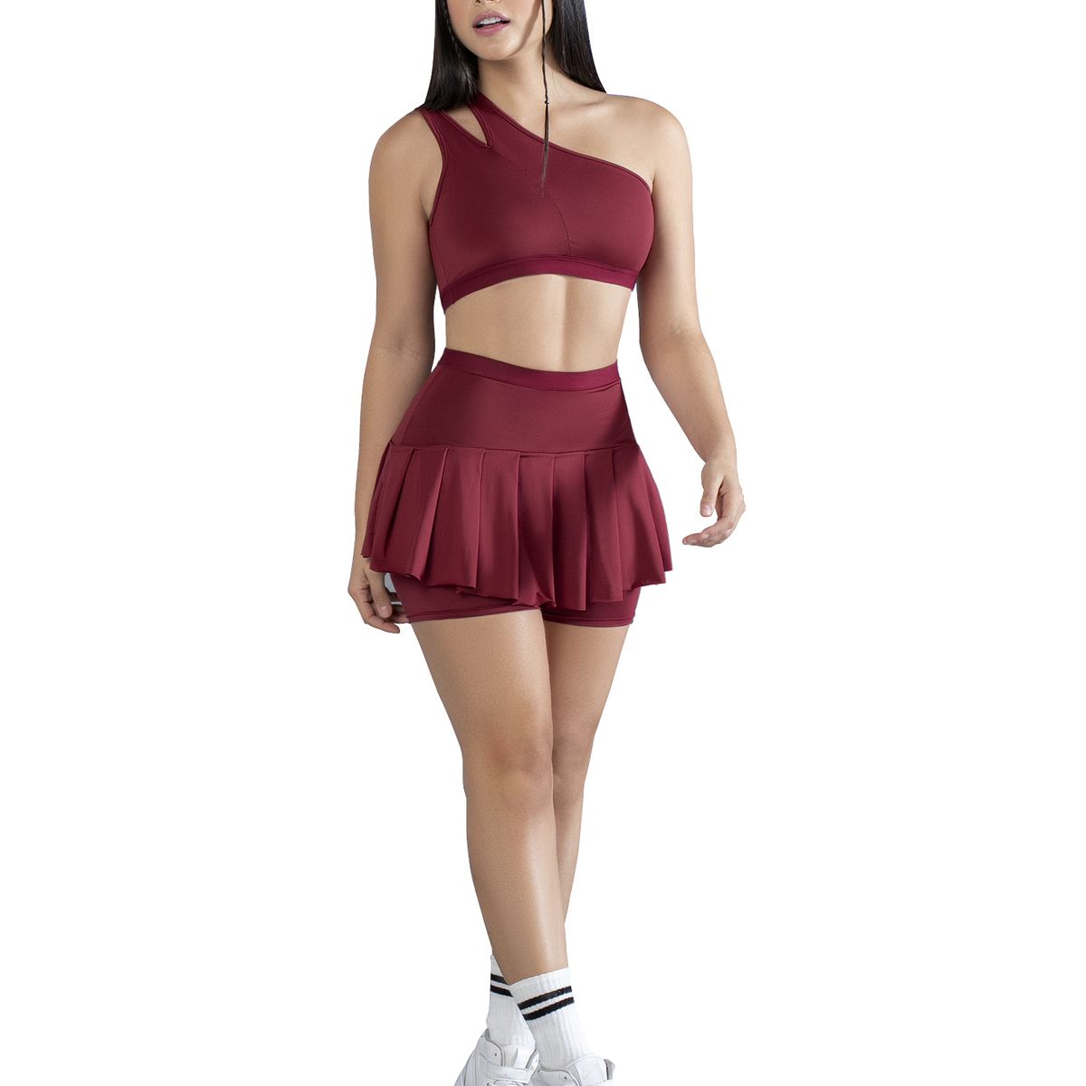 FORMAS INTIMAS - Conjunto Mujer Vino FI 9595