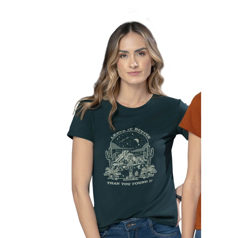 RUTTA - Camiseta Mujer Verde Botella Rutta 4795