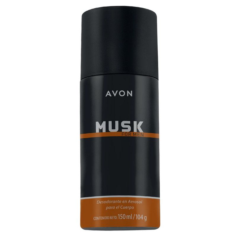 AVON - Musk For Men Desodorante En Aerosol Para El Cuerpo - 150 ml