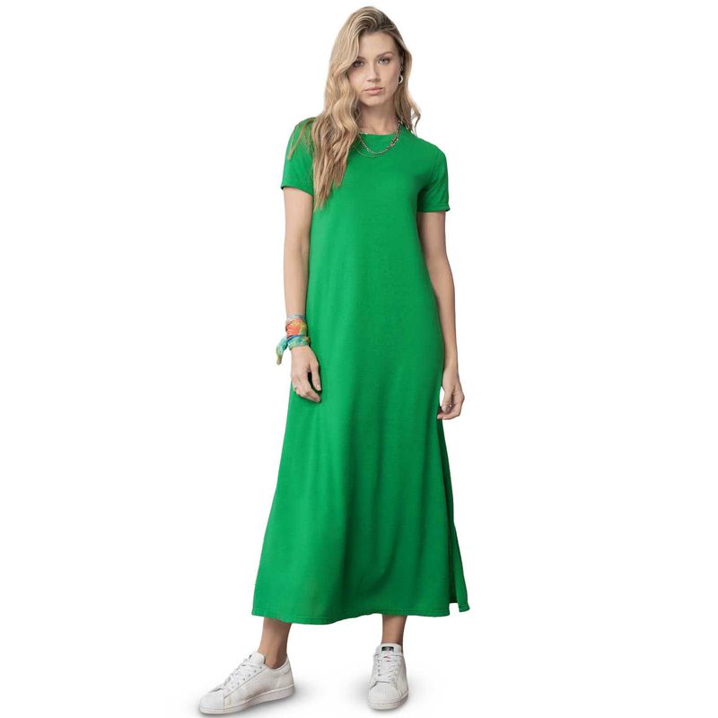 RUTTA - Vestido Largo Mujer Verde Rutta 5616