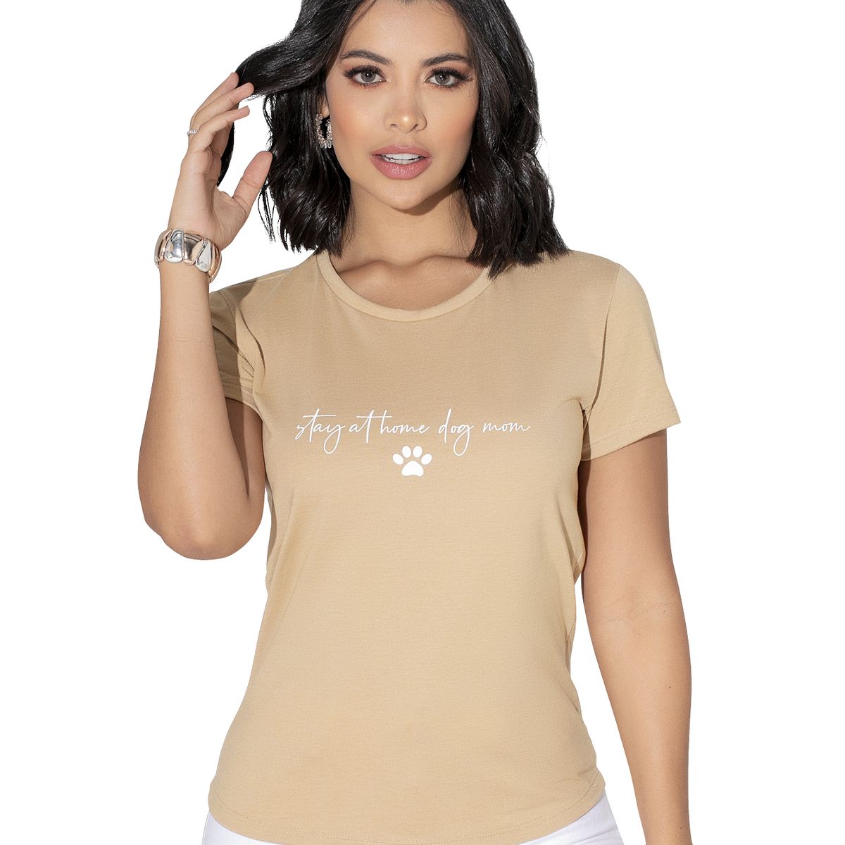 MARKETING PERSONAL - Camiseta Mujer Caramelo Mp 5289