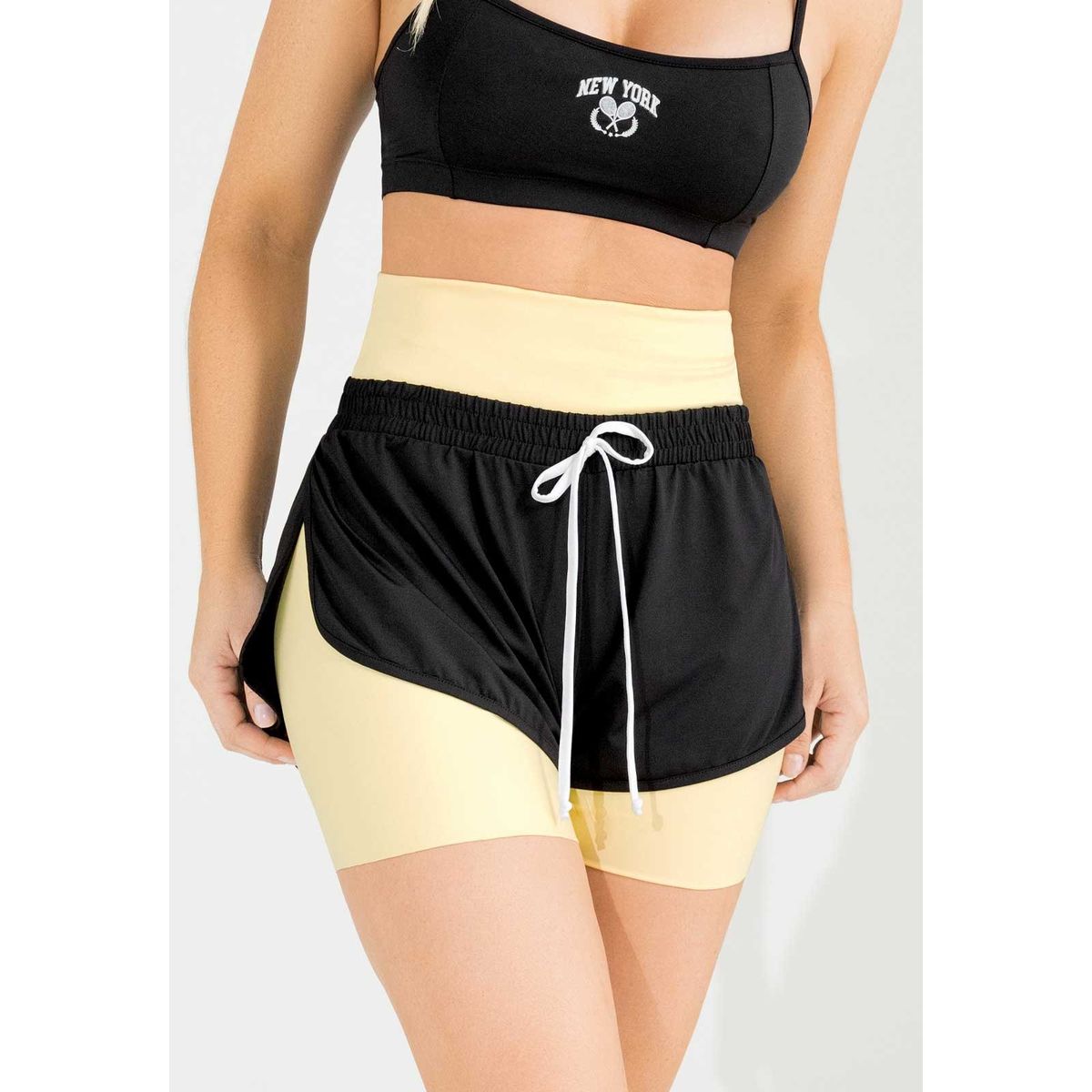 FORMAS INTIMAS - Short Mujer Negro FI 4997