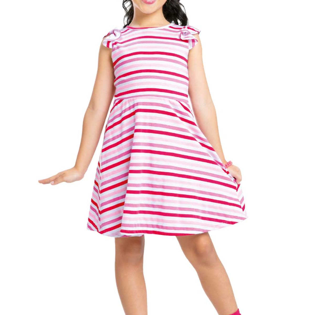 MARKETING PERSONAL - Vestido Infantil Femenino Blanco Mp 88868