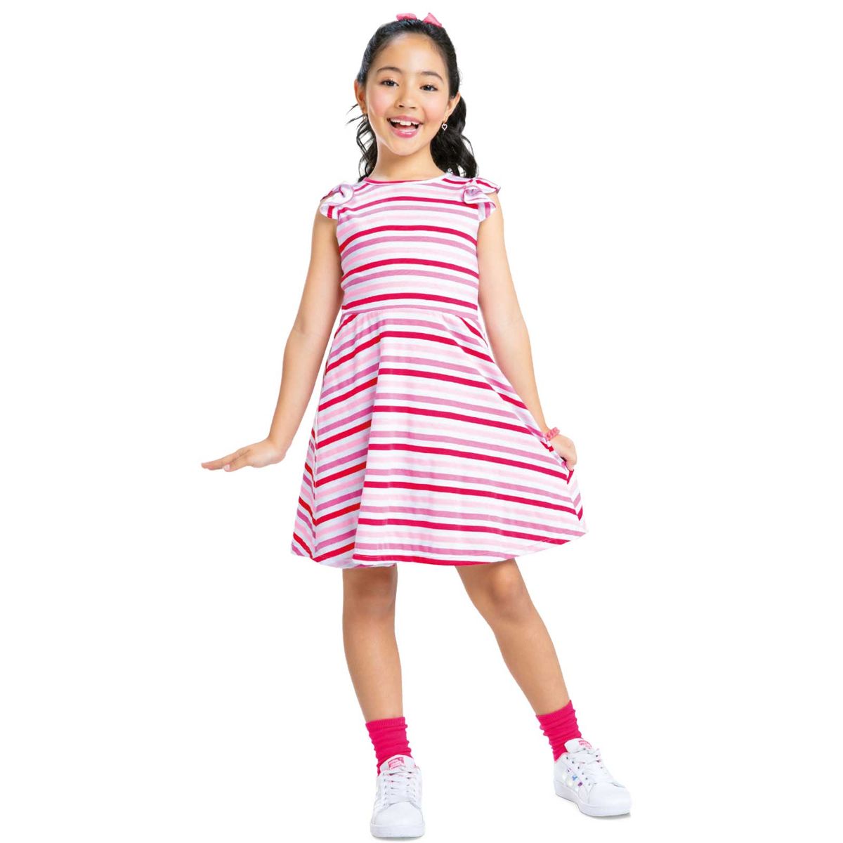 MARKETING PERSONAL - Vestido Infantil Femenino Blanco Mp 88868