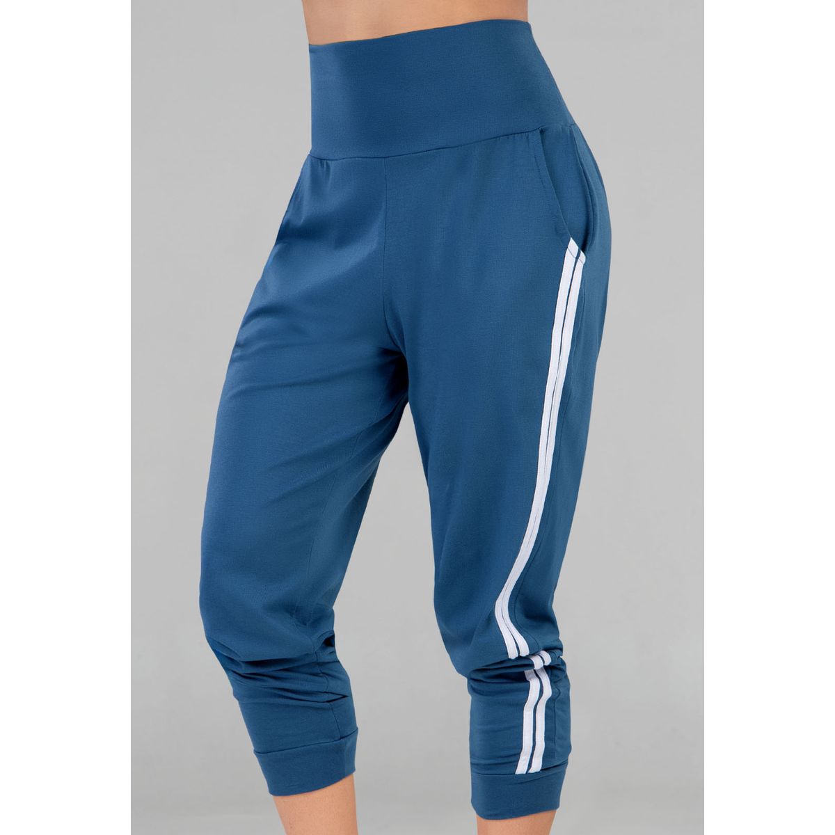 FORMAS INTIMAS - Pantalón Sudadera Mujer Azul Petroleo Oscuro FI 77685