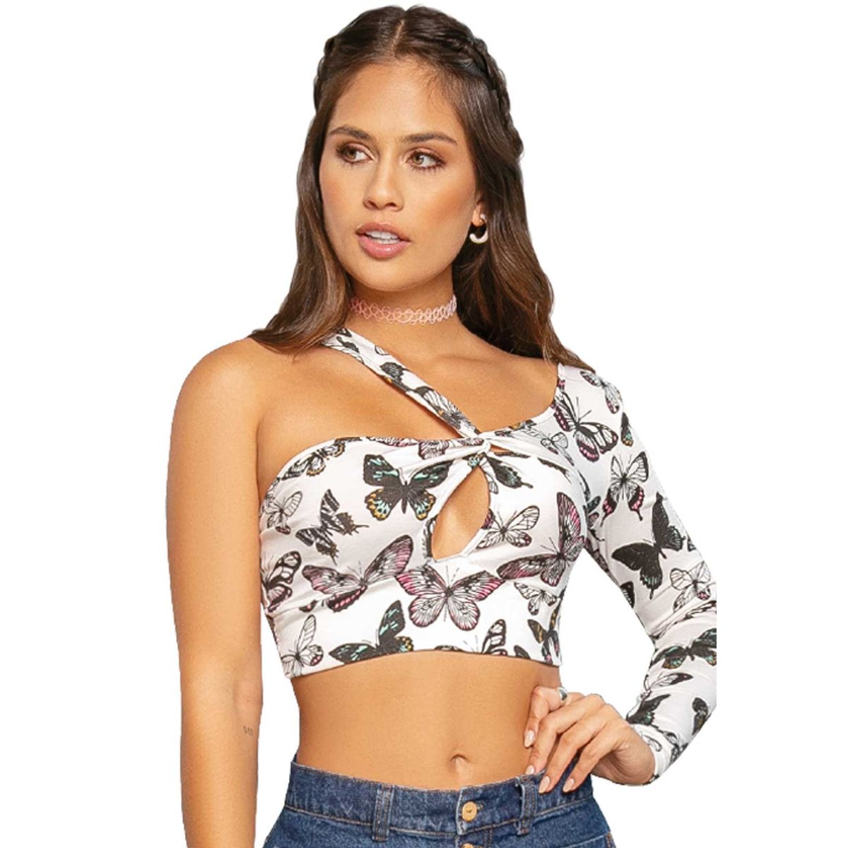 ATYPICAL - Crop Top Mujer Blanco Atypical 90941