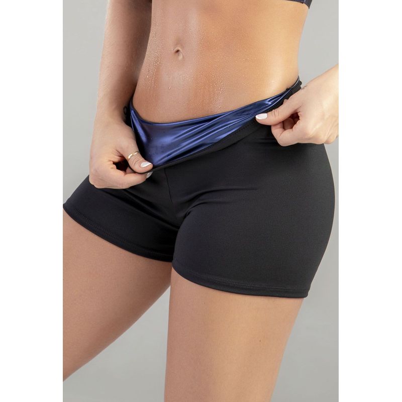 FORMAS INTIMAS - Short Deportivo Mujer Negro FI 32622