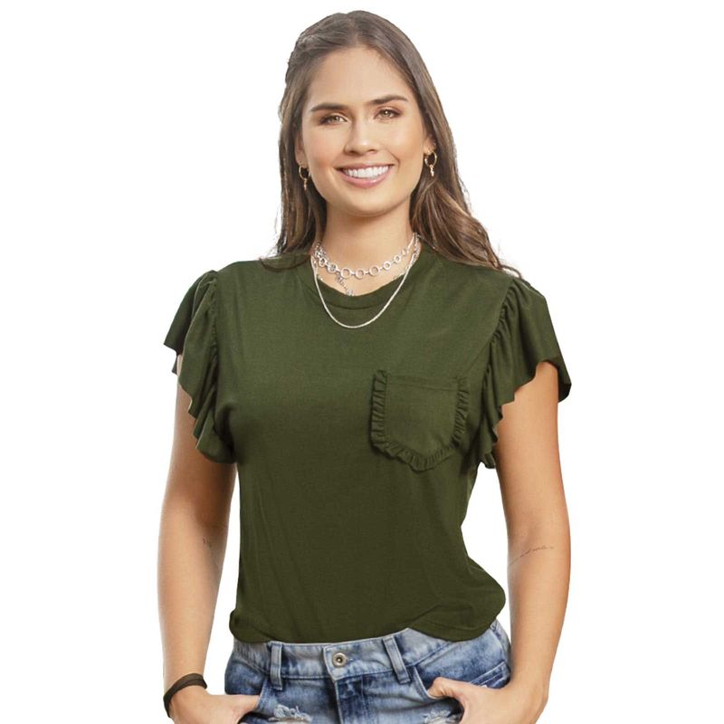 ATYPICAL - Camiseta Mujer Verde Atypical 90628