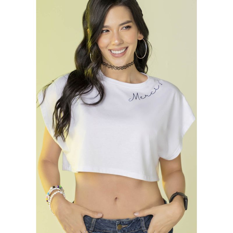 ATYPICAL - Camiseta Mujer Blanco Atypical 2017