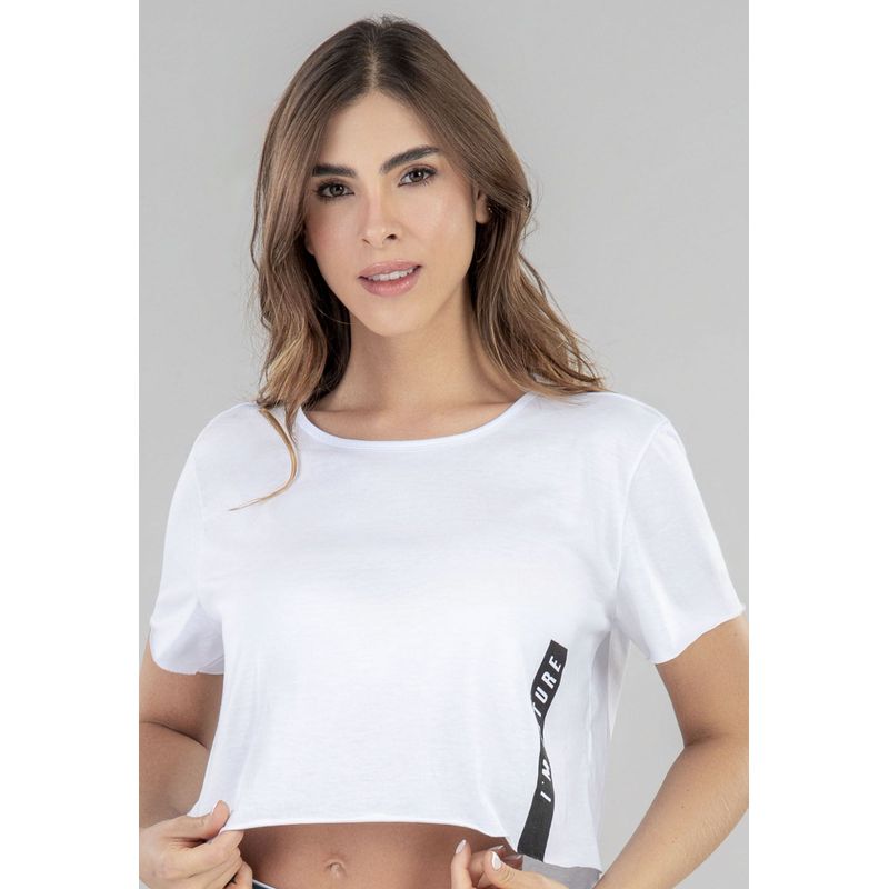 FORMAS INTIMAS - Camiseta Mujer Blanco FI 70336