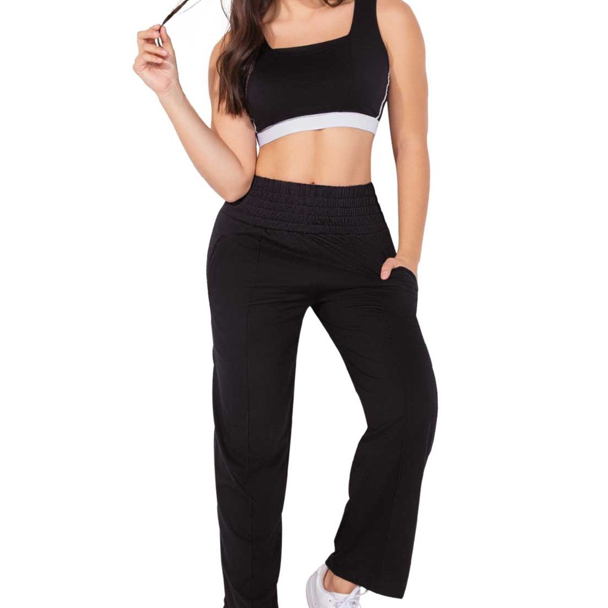 FORMAS INTIMAS - Top Mujer Negro FI 88598