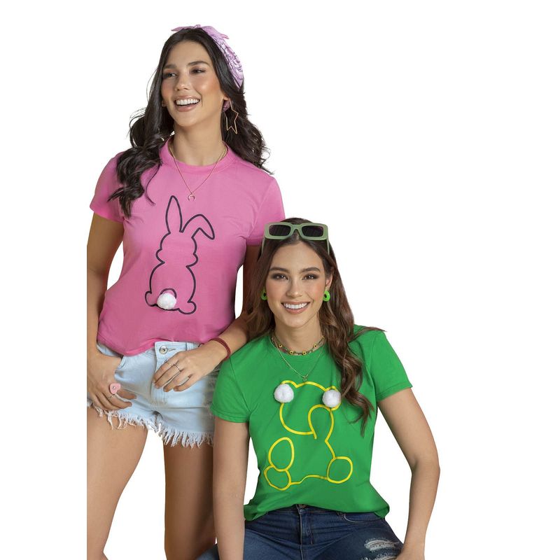 ATYPICAL - Camiseta Paq X2 Mujer Multicolor Atypical 89121