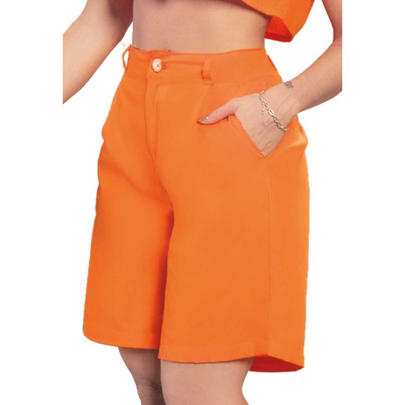 ATYPICAL - Bermuda Short Mujer Naranja Atypical 89576