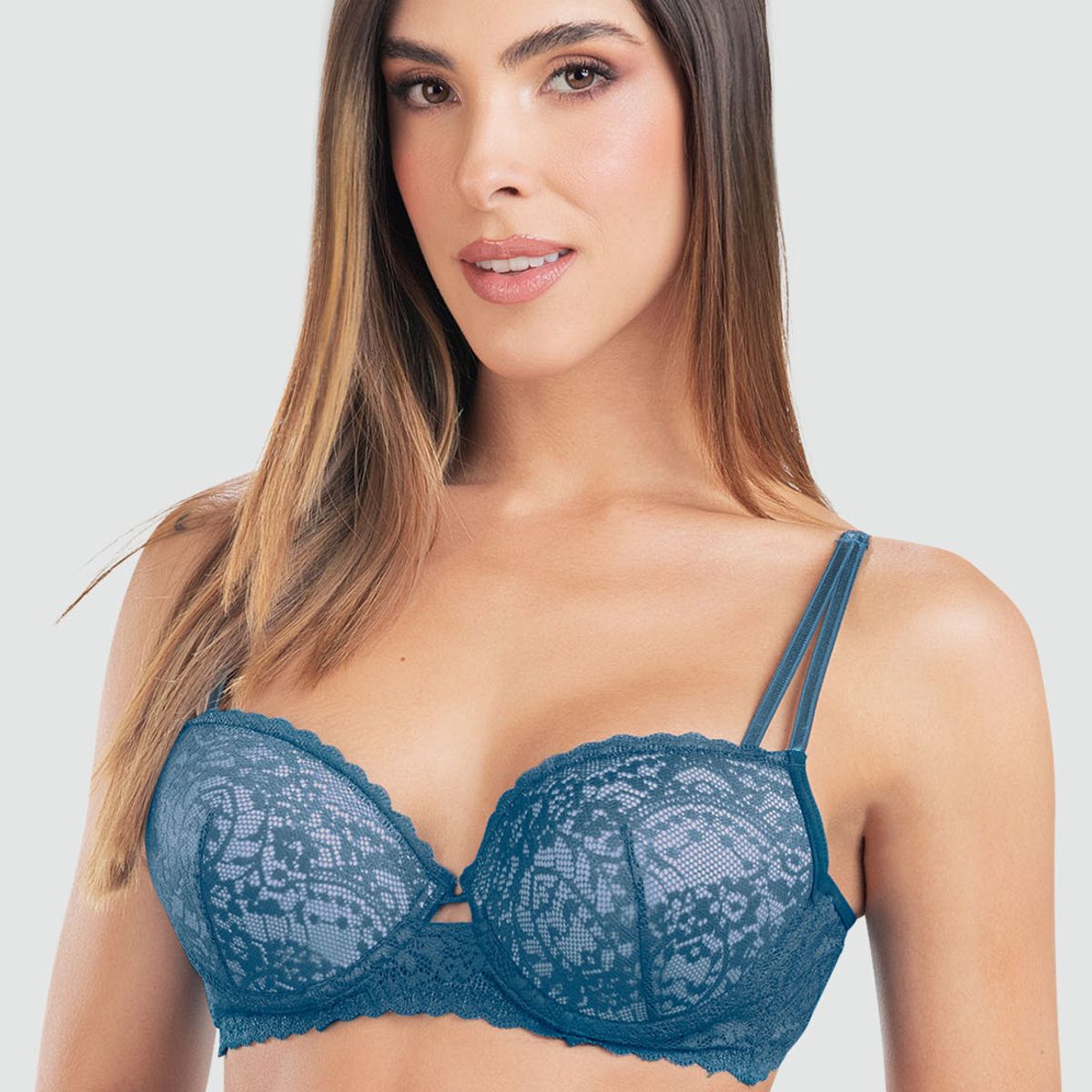 FORMAS INTIMAS - Brasier Mujer Azul Petroleo FI 7758