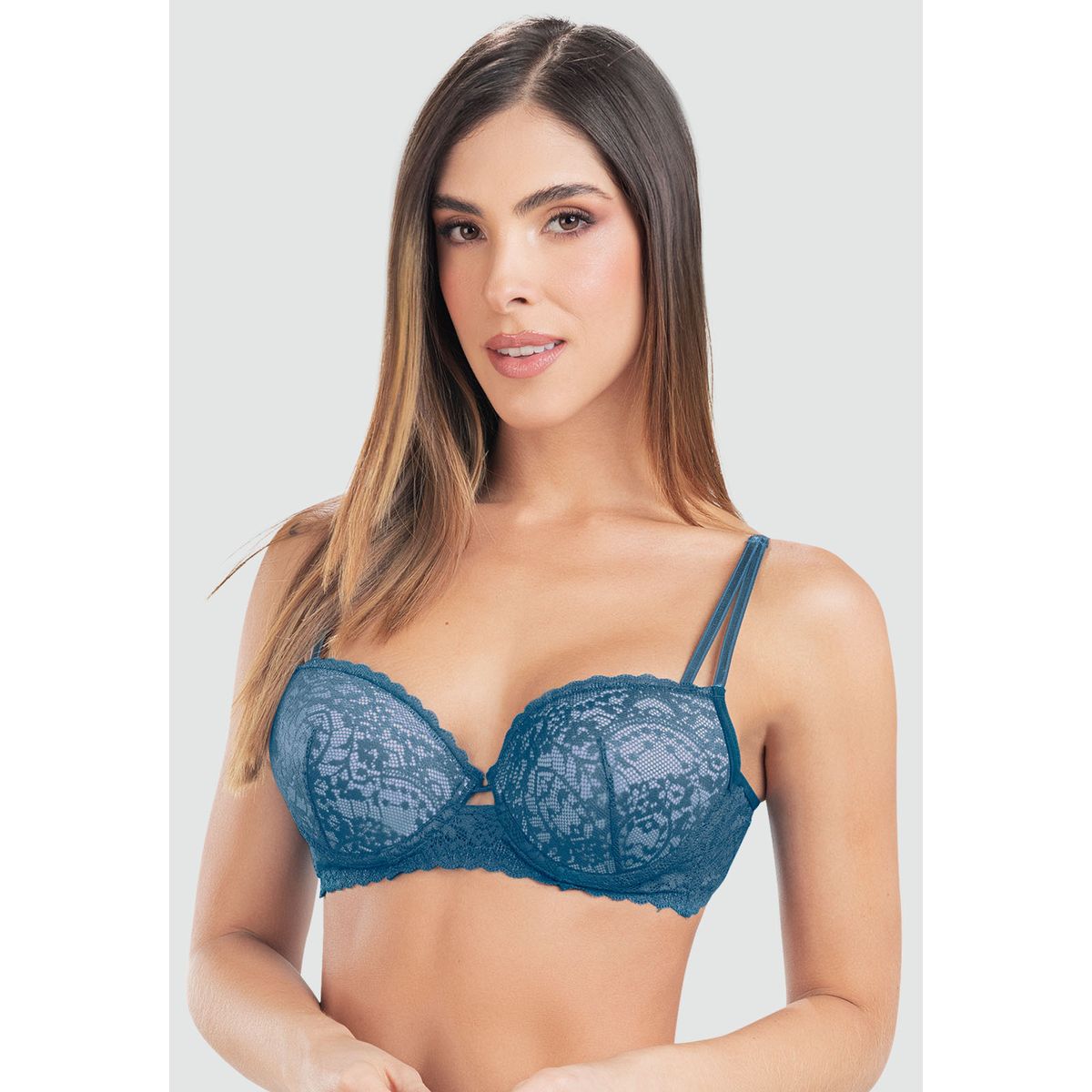 FORMAS INTIMAS - Brasier Mujer Azul Petroleo FI 7758