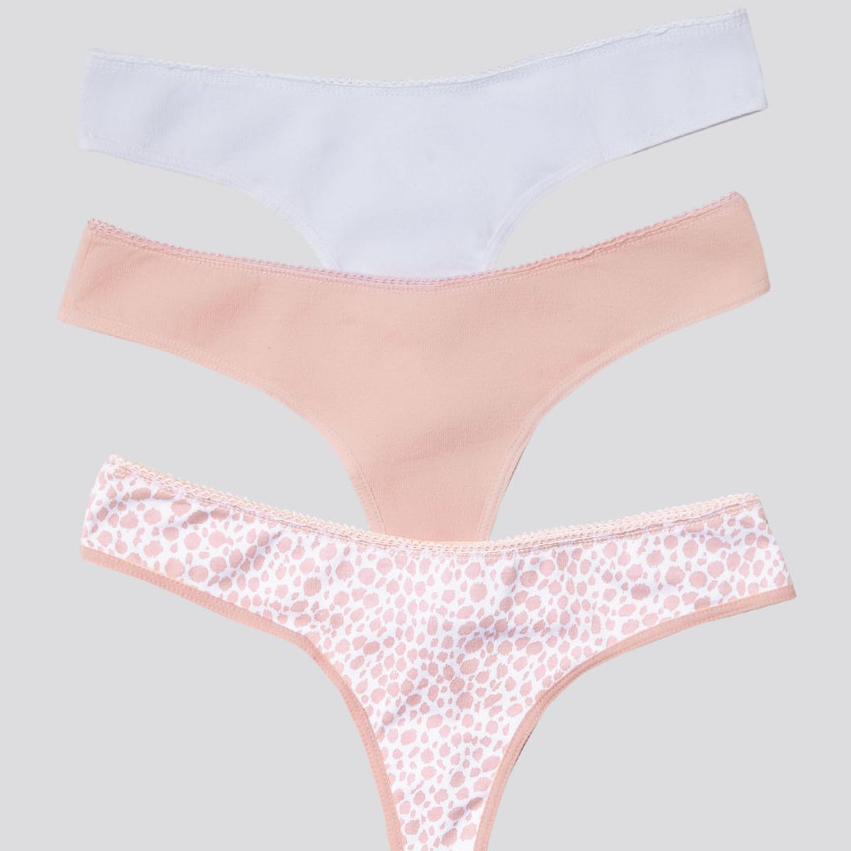 FORMAS INTIMAS - Brasilera Paq X3 Mujer Blanco/Rosa/Estampado FI 96636