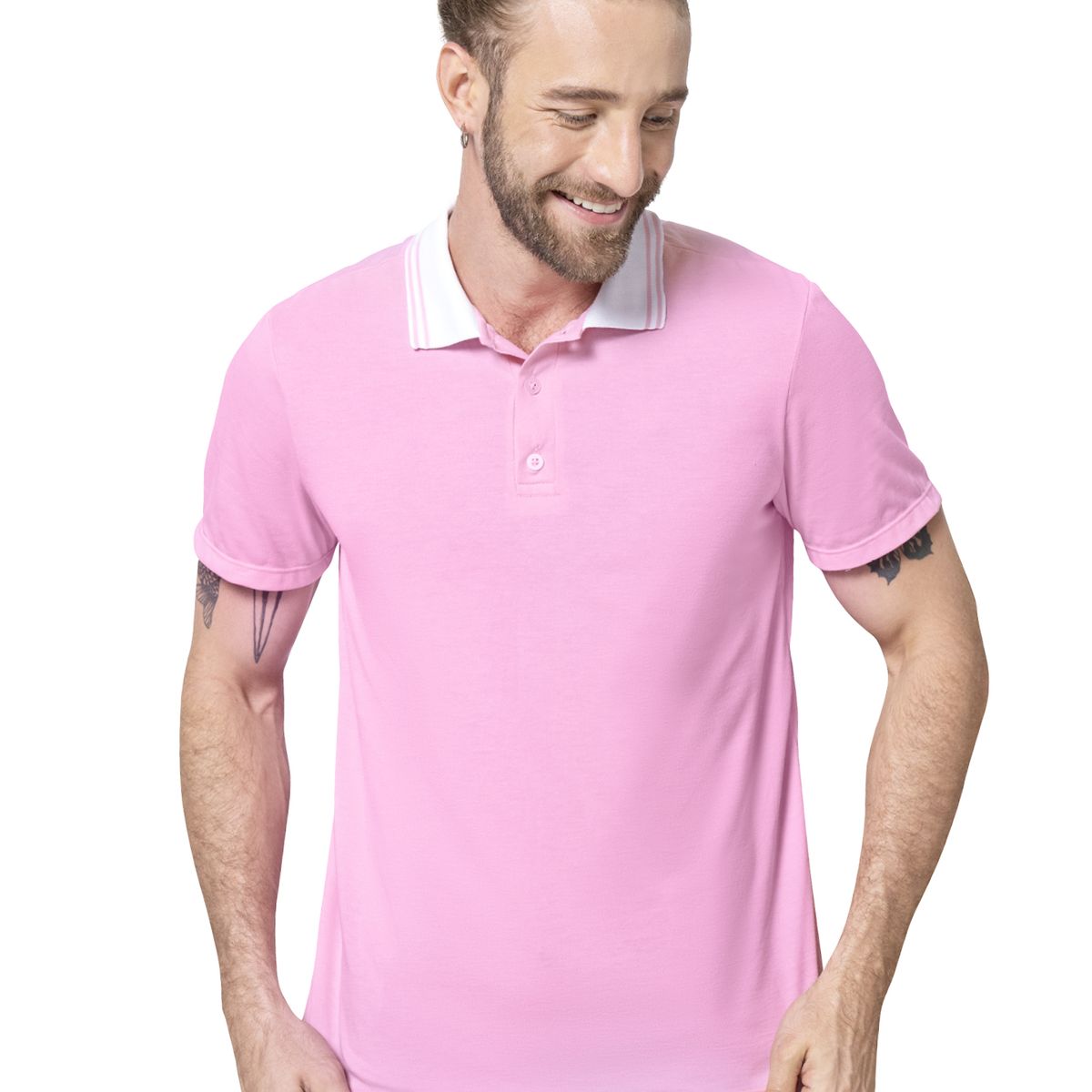 RUTTA - Polo Hombre Rosado Rutta 4291