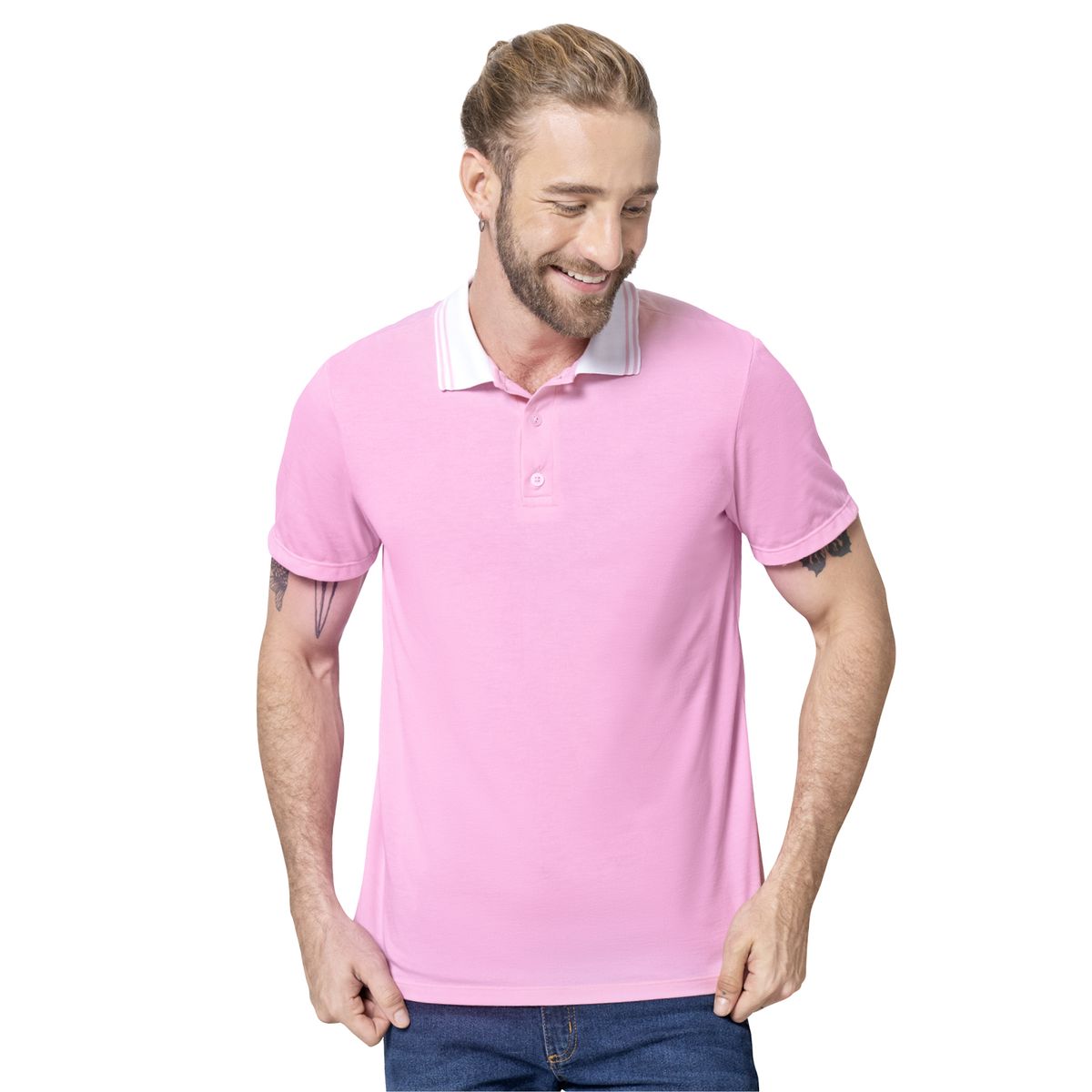 RUTTA - Polo Hombre Rosado Rutta 4291