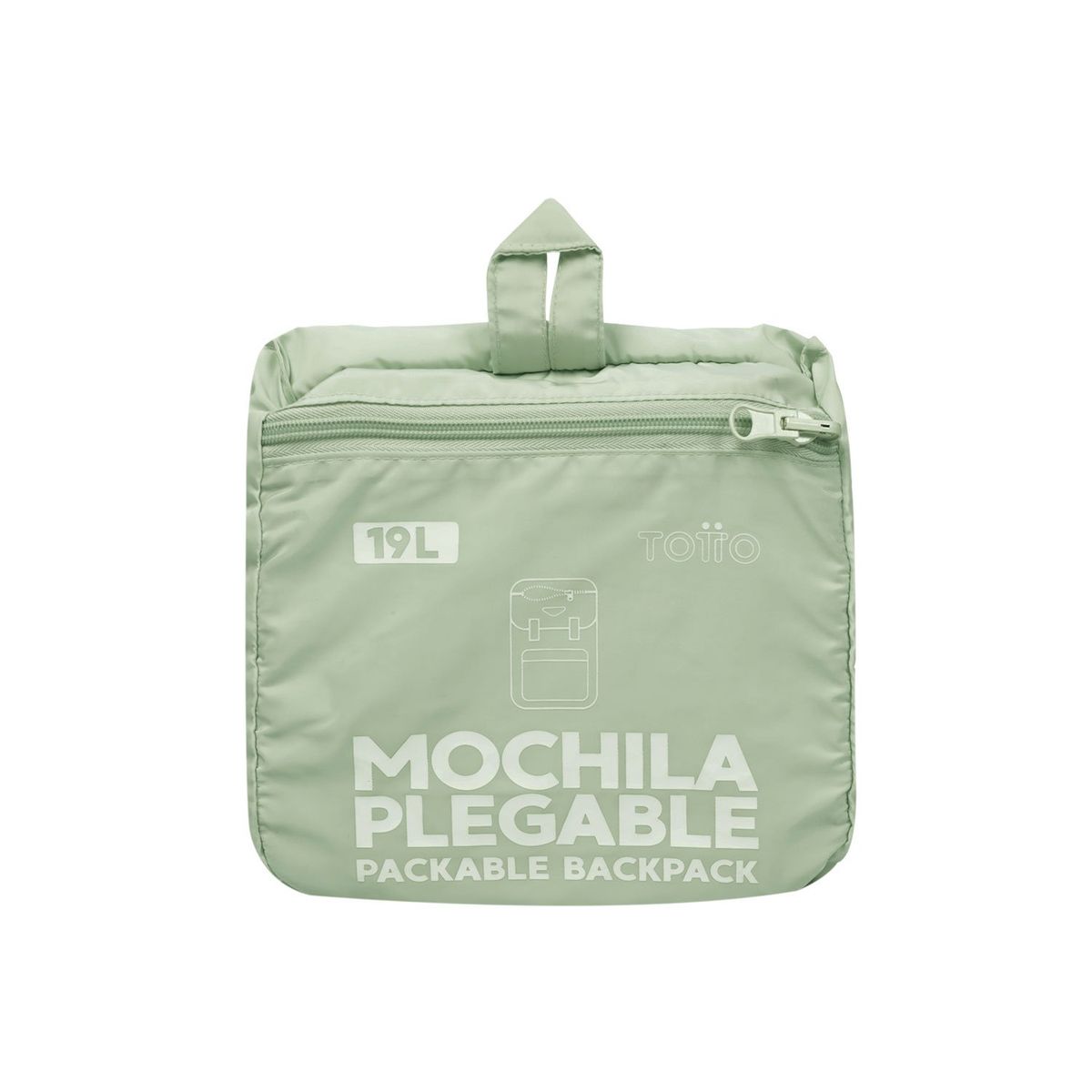 TOTTO - Morral Plegable Collapse Verde
