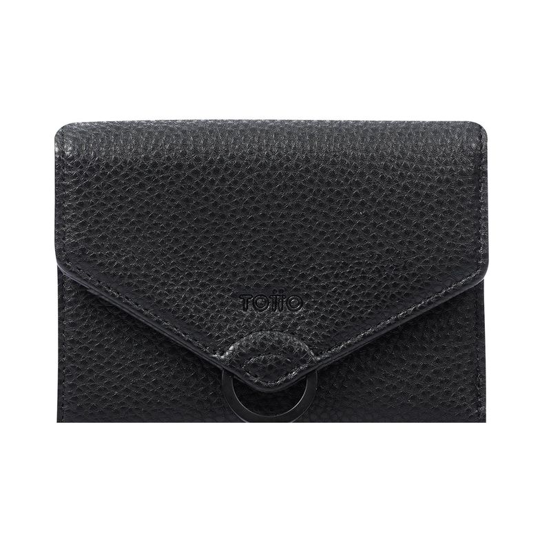TOTTO - Billetera Soft Ney Negra pequeña