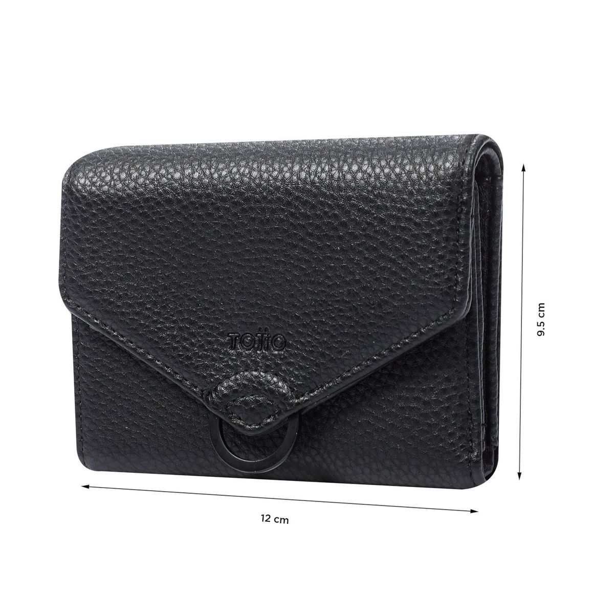 TOTTO - Billetera Soft Ney Negra pequeña